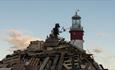 Bonfire night on Plymouth Hoe