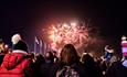 Bonfire night on Plymouth Hoe