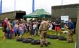 Royal Marines village at Plymouth Armed Forces Day