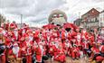 Santa Fun run in Plymouth