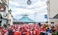 Santa Fun run in Plymouth