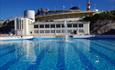 View of the lido from the water