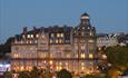 The Duke of Cornwall Hotel at night in Plymouth