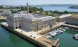 Royal William Yard from the air.