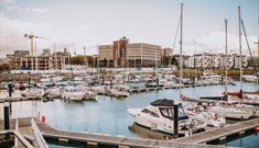 Aerial view of King Point Marina by Matt Austin.