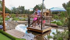 Woodland Adventure Golf Bridge Crossing