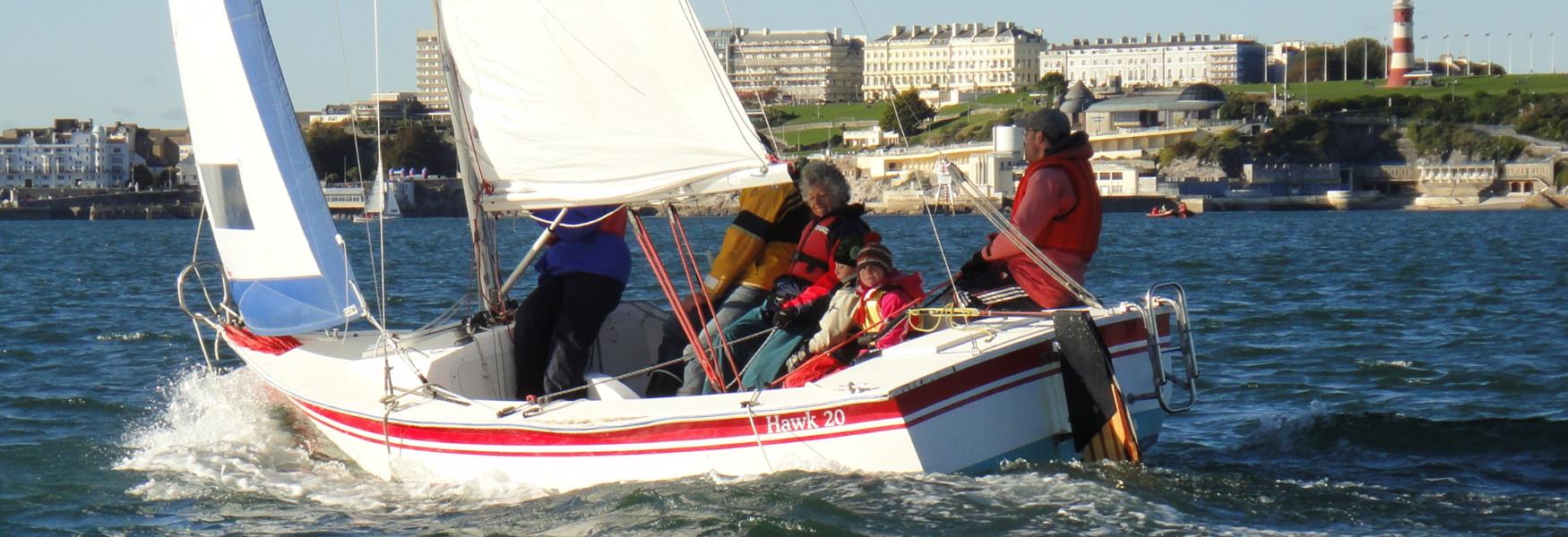 Sailing experience Plymouth Sound