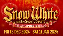 Banner for Snow White and the Seven Dwarfs at Theatre Royal Plymouth