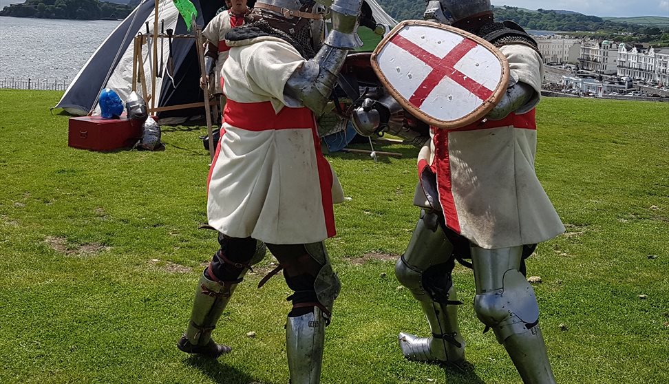 Knights on Plymouth Hoe
