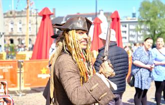 Jonty Depp at Pirates Weekend in Plymouth