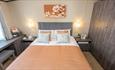 Bovisand Lodge Holiday Park - caravan master bedroom