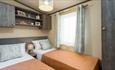 Bovisand Lodge Holiday Park - caravan twin bedroom