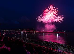 British Firework Championships on Plymouth Hoe