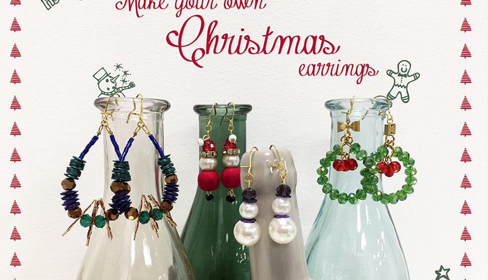DIY Make your own Christmas earrings