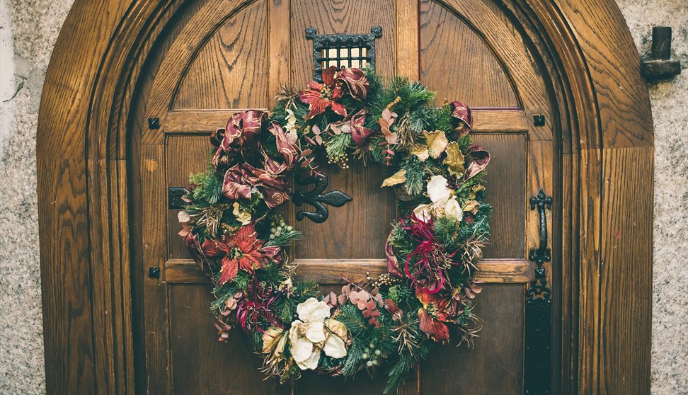 Christmas Wreath Workshop at Boringdon Hall