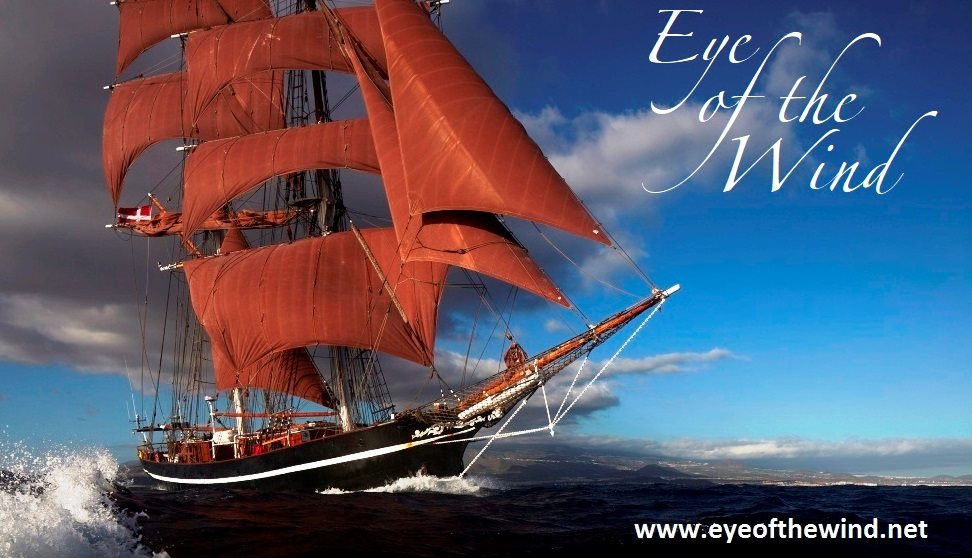 The Eye of the Wind under full sail – the windjammer is presented in Plymouth during the Open Ship event The Eye of the Wind under full sail – the windjammer is presented in Plymouth during the Open Ship event