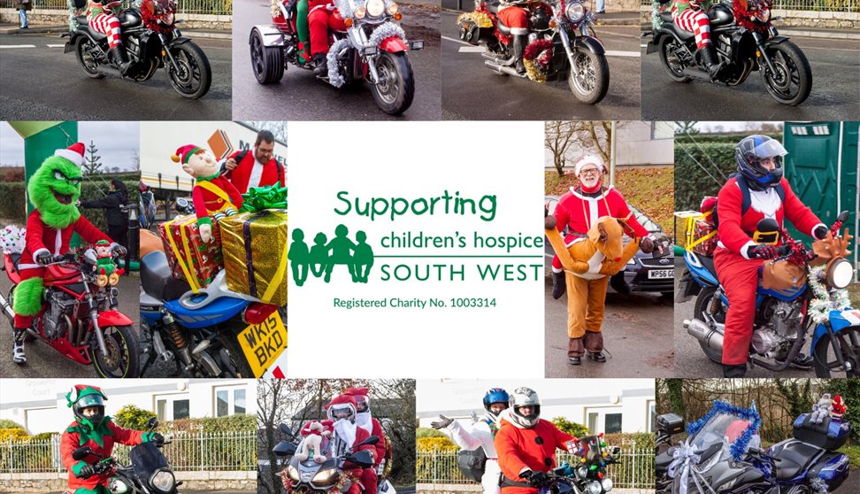 Santa's on a Bike for Children's Hospice South West