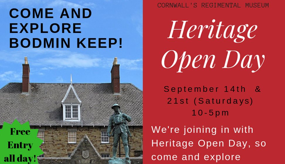 Explore Bodmin Keep on Heritage Open Day