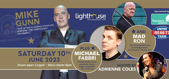 standup, mike gunn, comedy, coastal comedy, comedian, nightlife, entertainment, poole show, 