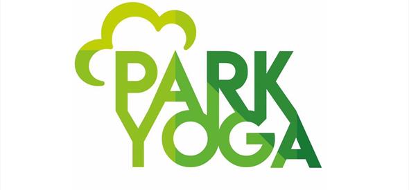 Park Yoga Logo in different shades of green