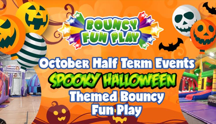 Soft play, bats and carved spooky pumpkins