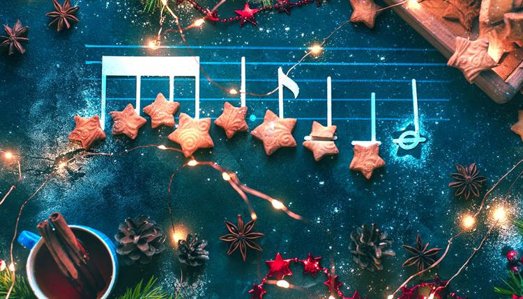 Graphic of musical notes