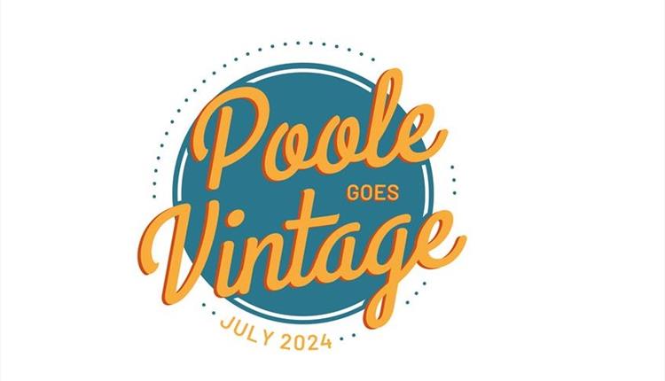 Poole Goes Vintage logo in blue and yellow