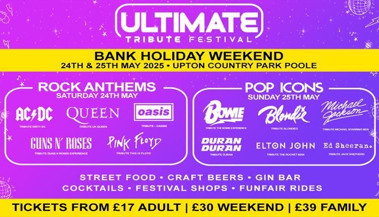 Ultimate Tribute Festival Poster