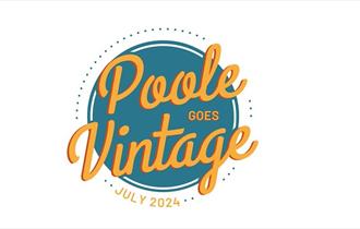 Poole Goes Vintage logo in blue and yellow