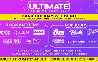 Ultimate Tribute Festival Poster