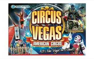 Circus Vegas acts on a promotional poster