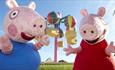 Peppa Pig having fun with his brother at Paultons Park