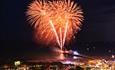 fireworks above bournemouth pier