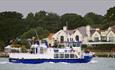 Island Scene Boat by Sandbanks