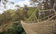 View from the new rope bridge at Blue Pool