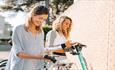 Using the Beryl App to unlock the bikes