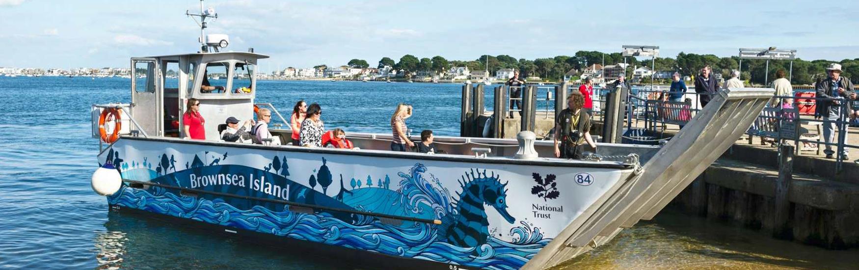NT Brownsea Seahorse giving wheelchair access to the island