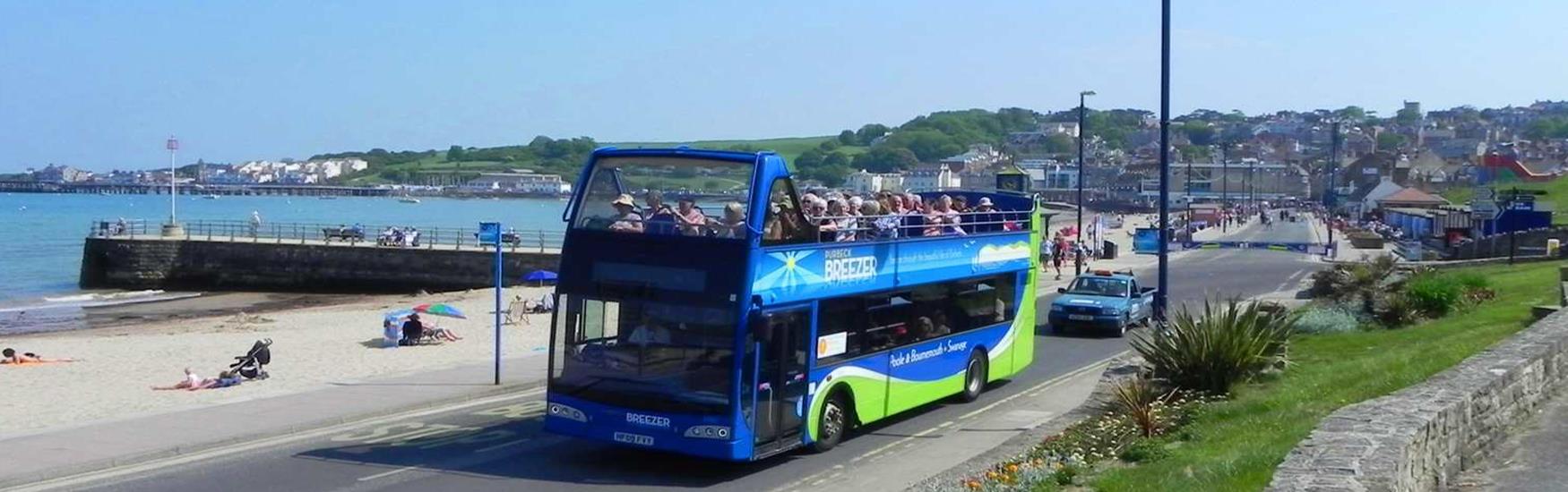Take the open top to Swanage