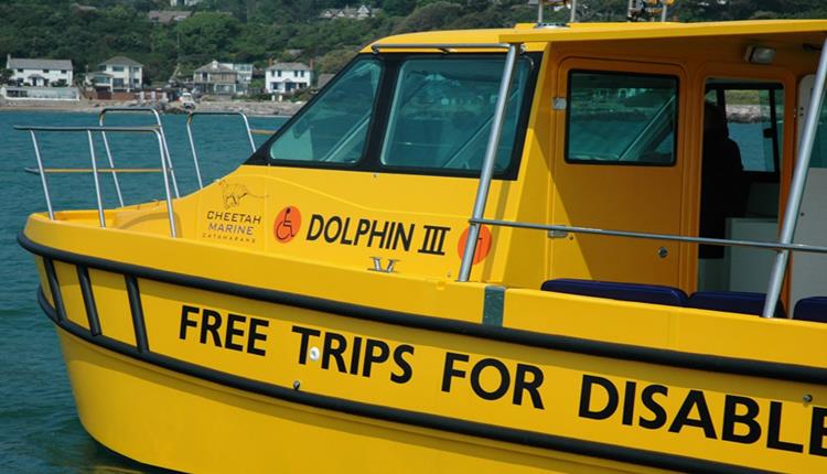 Dolphin III harbour trips for people with disabilities