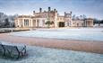Frost shot of Highcliffe Castle during the Winter period.