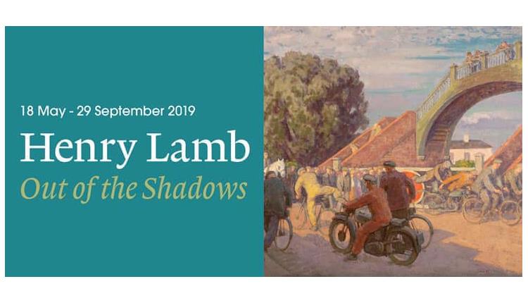Dementia friendly tour of Henry Lamb Out of the Shadows exhibition at Poole Museum.