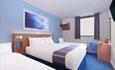 Image of blue hotel room
