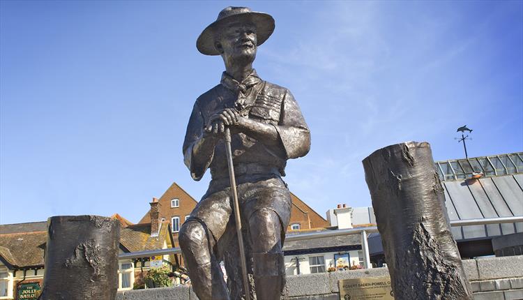 Lord Baden Powell Sculpture, Poole Quay