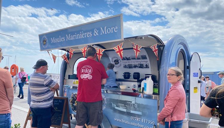 Moules van at the seafood festival