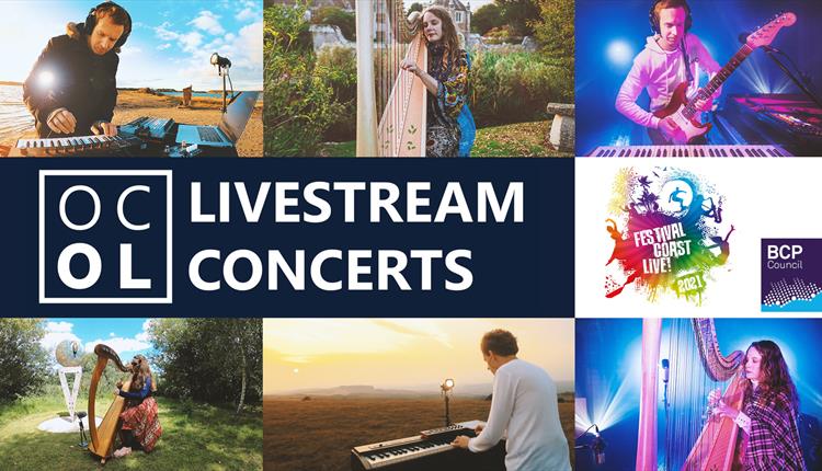 OCOL Livestream Concerts for FCL! BCP montage of images