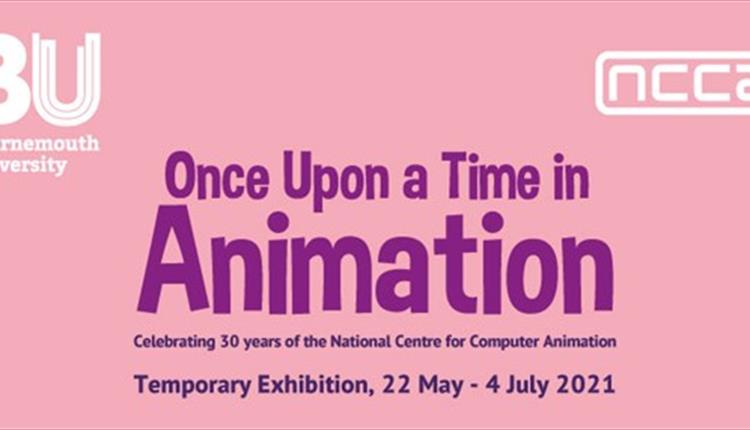 banner for Once Upton a Time in Animation Exhibition