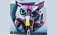 Owl  selfie Wall, Sandbanks