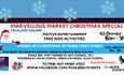 picture of santa and information about the marvellous market in Poole