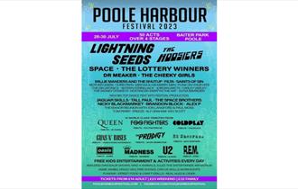 Poole Harbour Festival Line up sheet 2023