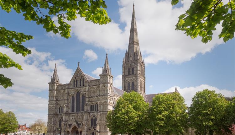 Picturesque photo of the tallest spire cathedral